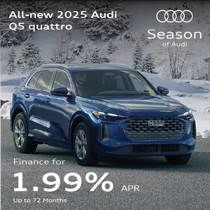 front facing 2025 Audi Q5 parked